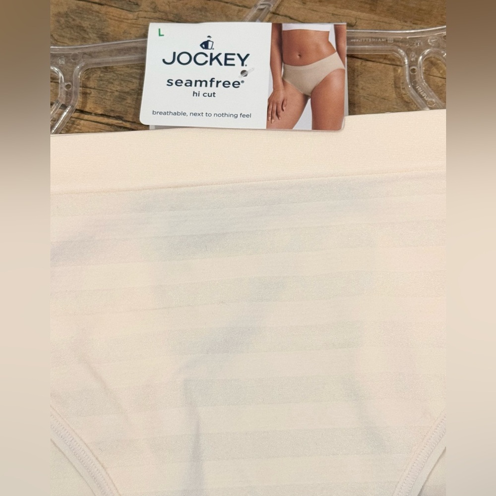 Set of 3 Jockey Hi-Cut Microfiber Blend Breathable 4Way Stretch Seam Free L - Picture 3 of 11